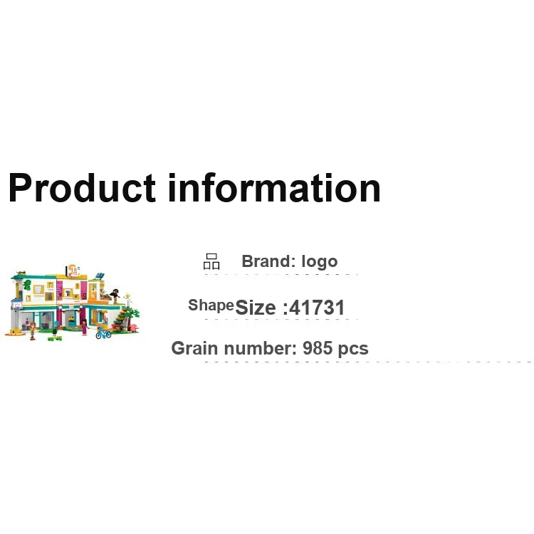 LEGO Heartlake International School Building Blocks 41731-4