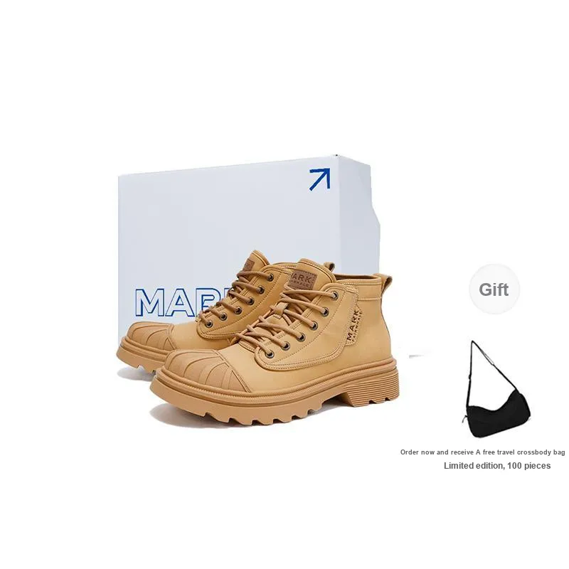 FAIRWHALE Size 1 11 Comes With A Travel Bag. Ankle Length Martin Boot Men's