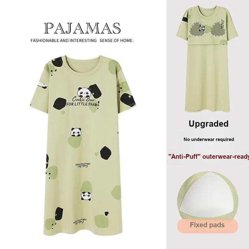 GOSO Nightgown Women's Green Shades-3