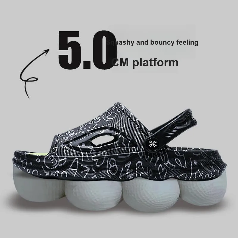 YUZHAOLIN Beach Sandals Men Black-2
