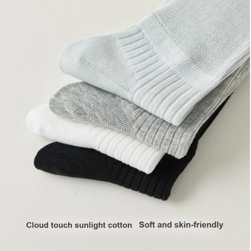 Temooues Mid Calf Socks Women's Combo Set-2
