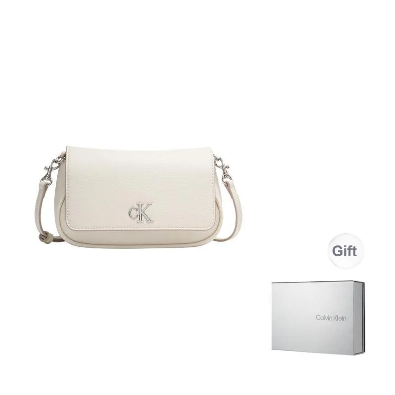CALVIN KLEIN SS25 Synthetic Material Shoulder Bag, Crossbody Bag Women's Cow Ivory-6