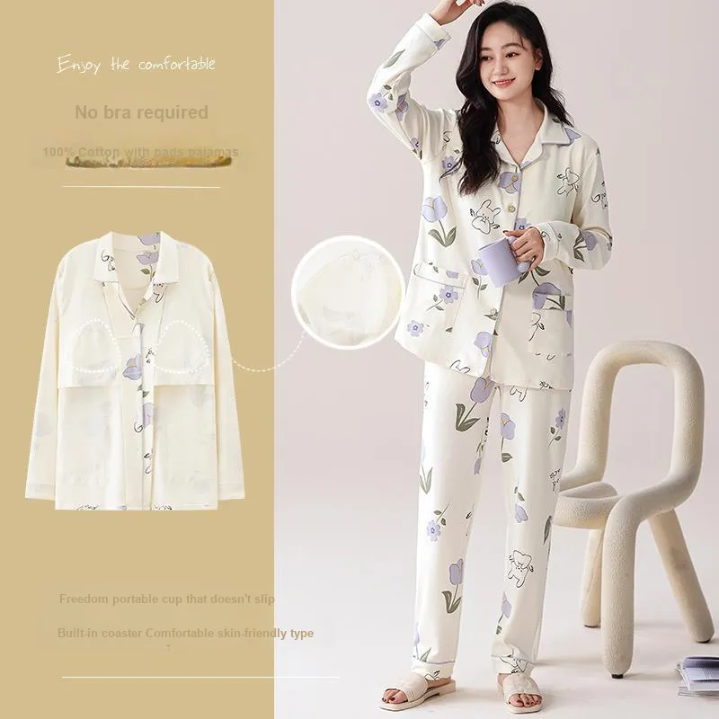 Pretty Lady Pajama Set Women's Ecru-2
