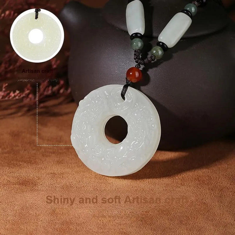 VANA Chalcedony Necklace Length Adjustable Men's-2