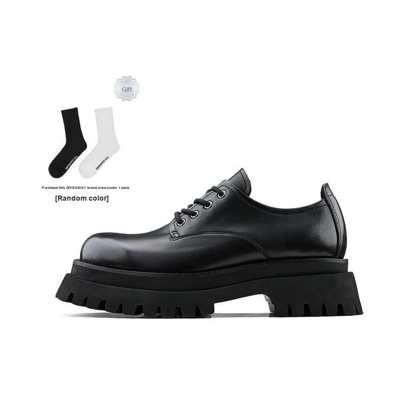 HANQIAORIJI Dress Shoes Unisex Black