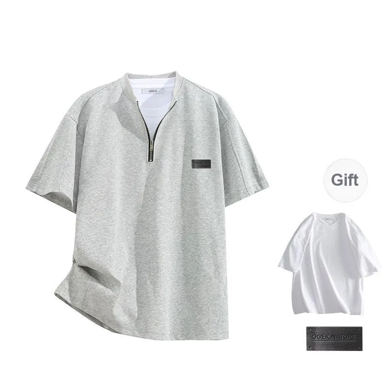 OGEK T Shirt Unisex Black With A Complimentary White-2