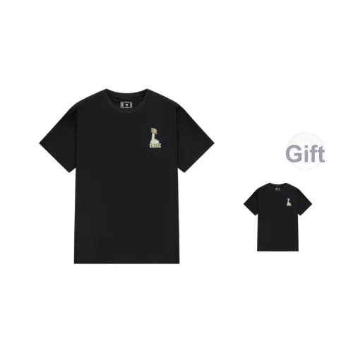 RIGORER Купи один, получи один бесплатно Чисто черный + Чисто черный Унисекс T Рубашки