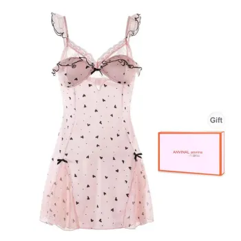 ANVINAL Nightgown Women's Gift Box Set Pink