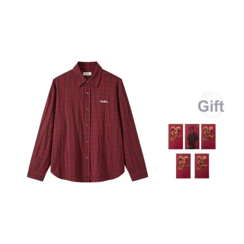 GXG Новогодний Мужская Рубашка Красная Клетка