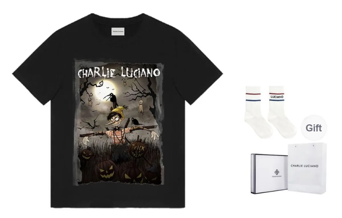 Charlie Luciano T-Shirt Unisex Black