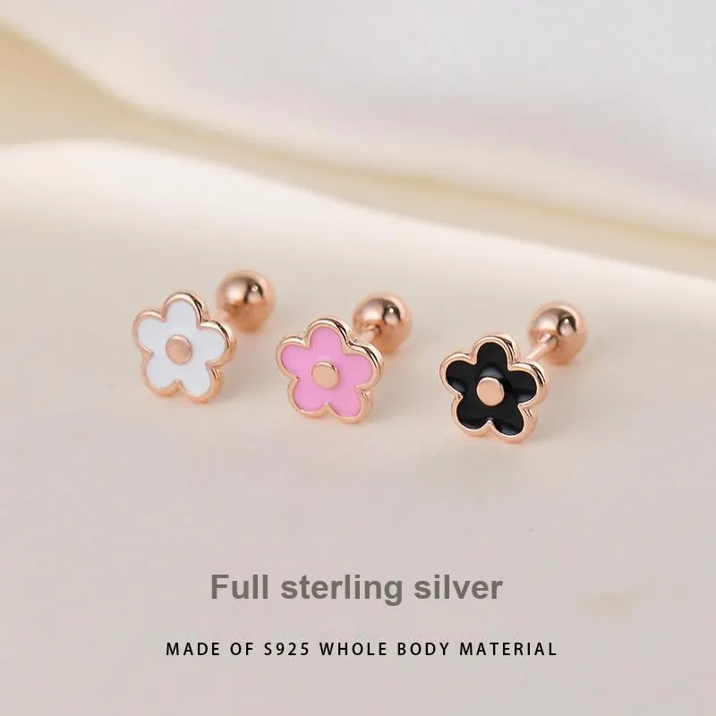 QUIET LOVE S925 Silver Stud Earrings Women's-8