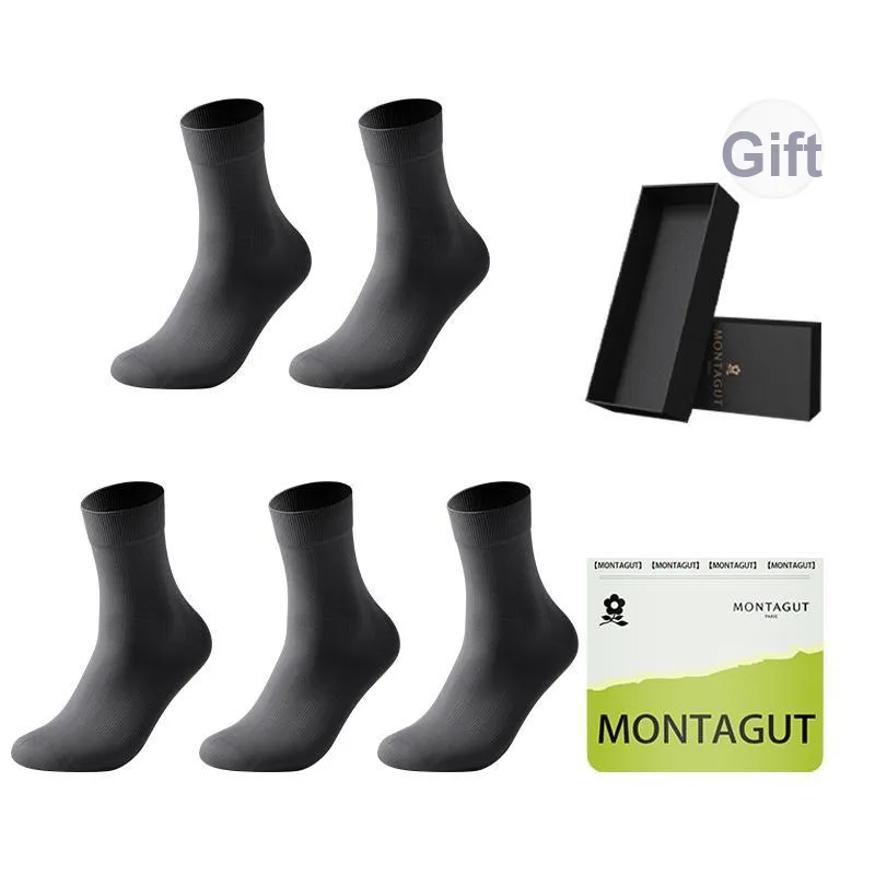 Montagut Mid Calf Socks Men's Box 5 Pack-18