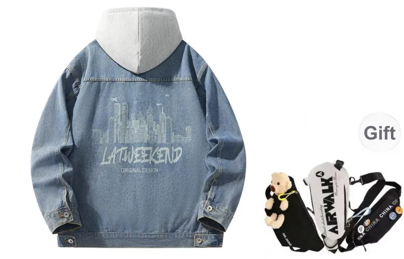 LA'T.WEEKEND Denim Jacket Unisex-77