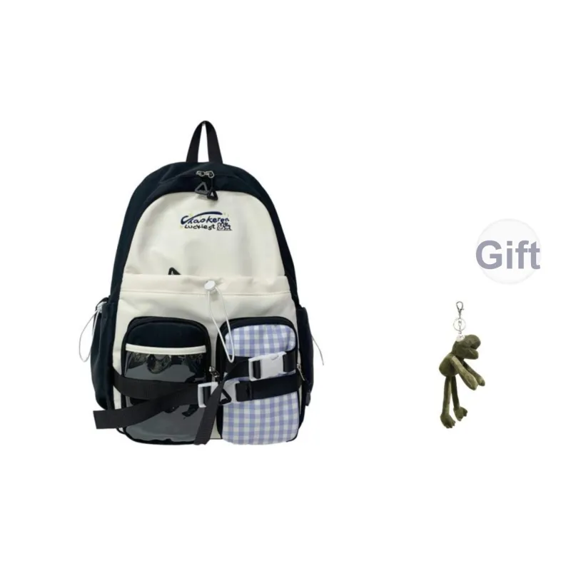 KAMLUI Composite Cloth Backpack Unisex Multicolor-24