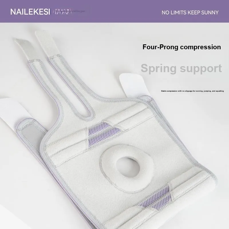 NAILEKESI Badminton Basketball Soccer Unisex Silicone Knee Pads-4