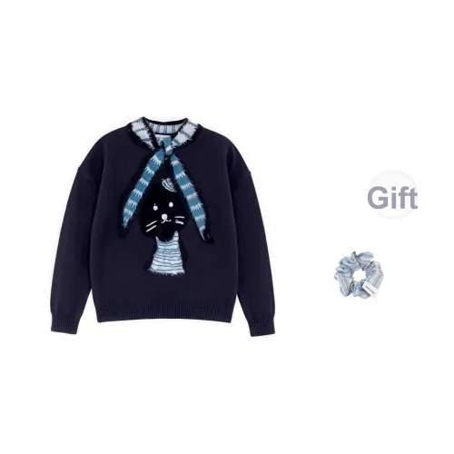 KYKW Темно-синий Подарок Резинка для волос Унисекс Трикотаж