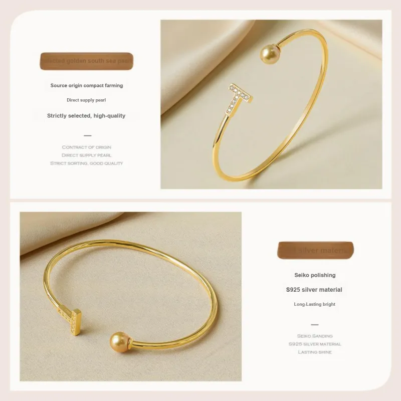 PEARL QUEEN Pearl Bangles Women's-2