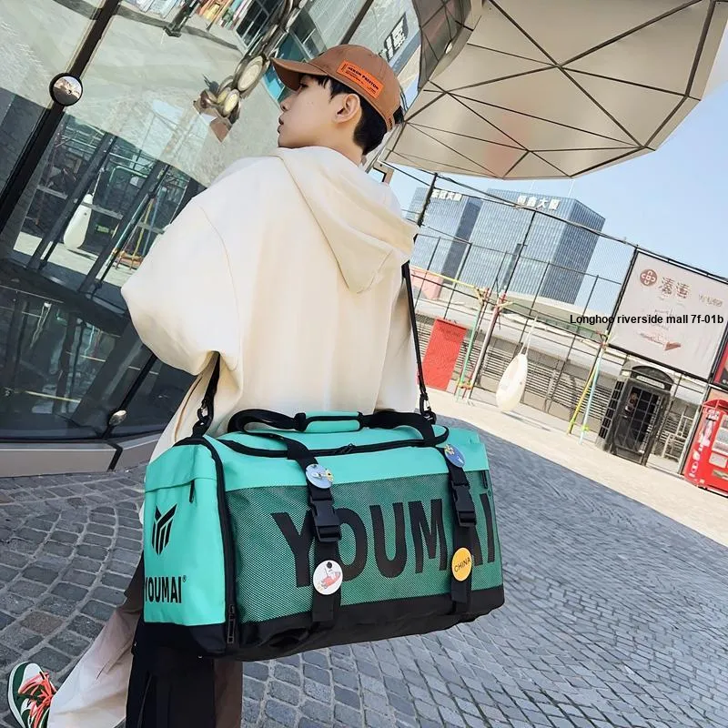 MTribe Oxford Travel Bag Unisex Black/Yellow/Pink/Gray/Red/Turquoise/Army Green-48