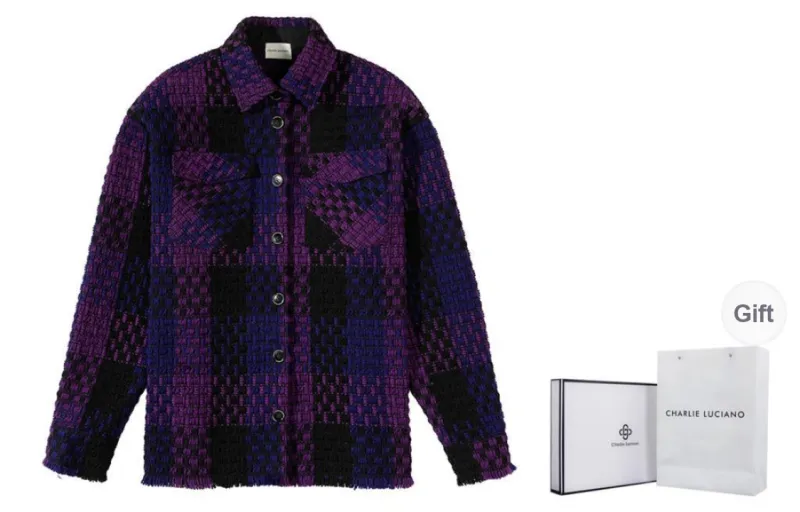 Charlie Luciano Shirt Unisex Purple-0
