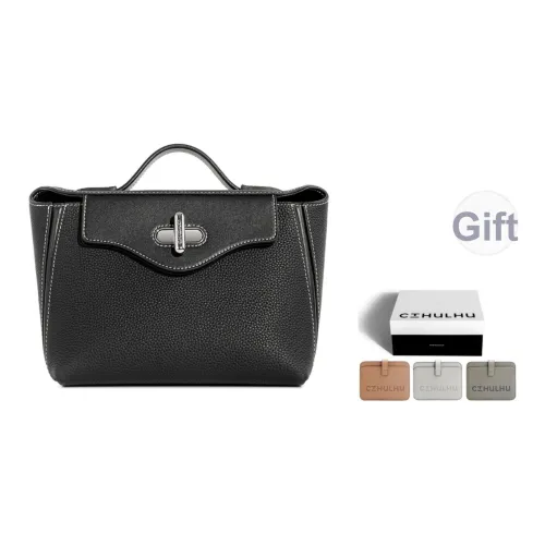 Cthulhu Сумка через плечо из натуральной коровьей кожи среднего размера женская коричневый черный