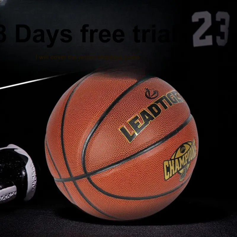 Leading The Way PU Basketball Brown Size 7 Training Unisex-5
