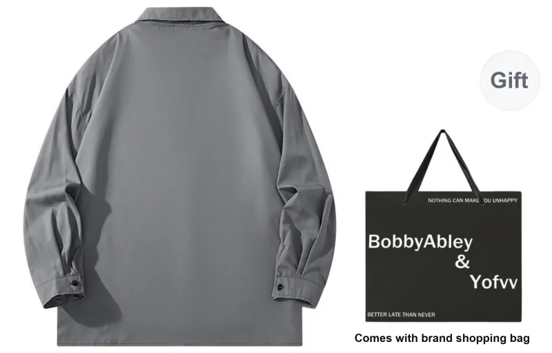 BOBBY ABLEY Shirt Coat Fall And Winter Unisex-293