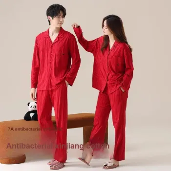 MIIOW Pajama Set Men's Shopping Bag Red