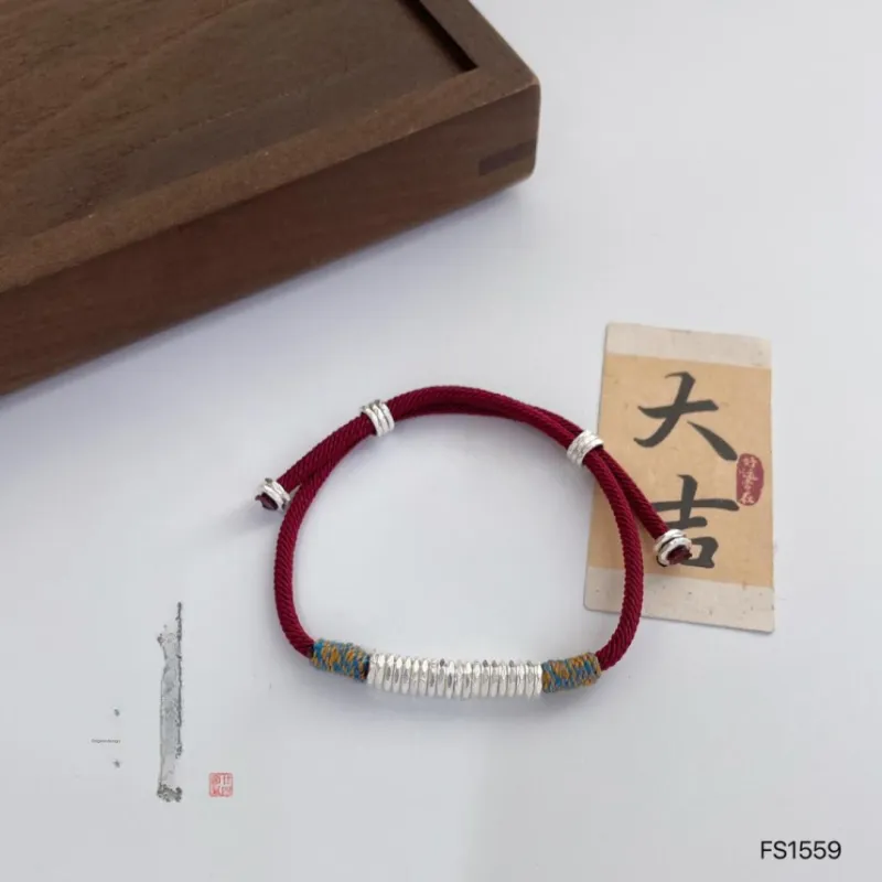 Stone Edge Poly 999 Fine Silver Bangles Unisex-2