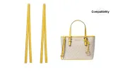 Yellow MK Tote Bag Shoulder Strap (2 Pieces)
