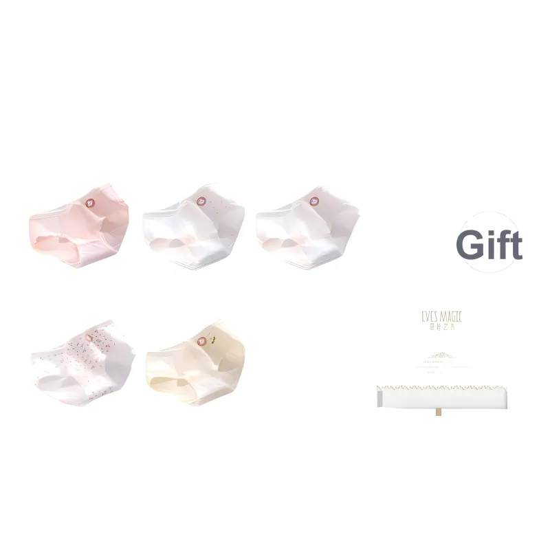 XIA.WA.ZHI.XIU Underpants Women's Shopping Bag 5 Pack-15