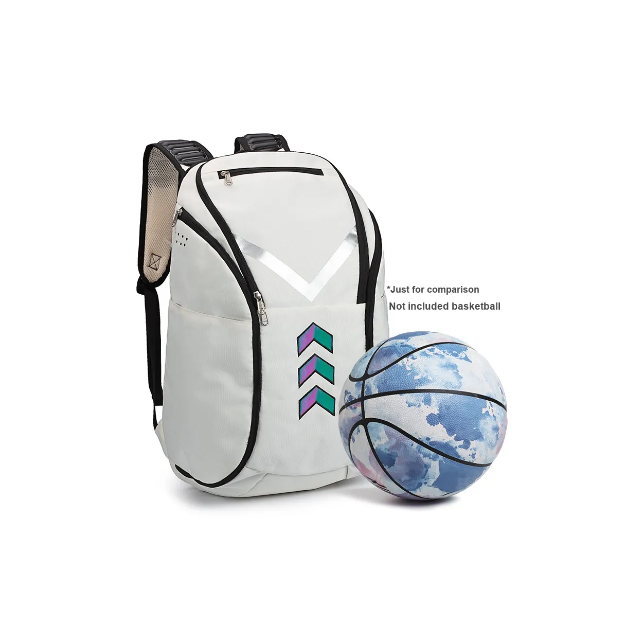 LOVERPUSS Polyester Backpack Regular Unisex Sunrise Beige Black Carolina Blue Night Vision Black