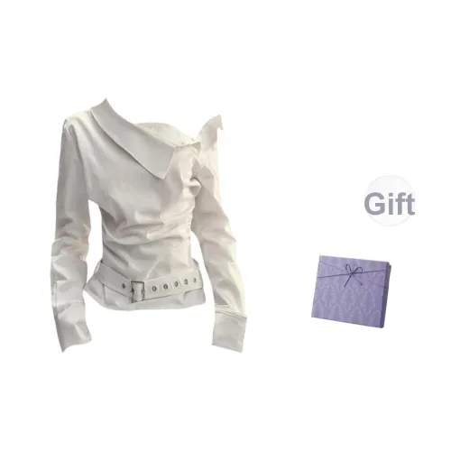 DITB Кремово-белые Женские Рубашки