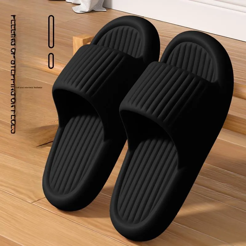 LUNNIFEIYA Squashy And Bouncy Feeling Slippers, Home Indoor Quiet Slip Resistant Platform, Odor Free EVA Home Slippers-15