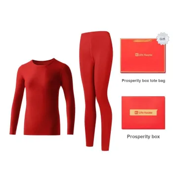 HLA Thermal Set Women's Gift Box Set Red