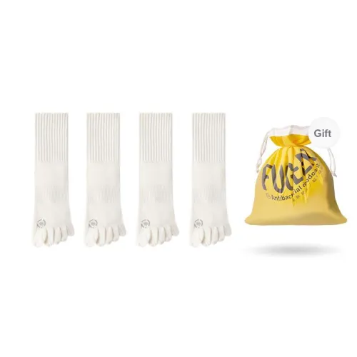 FUGEER Mid Calf Socks Men's 4 Pack