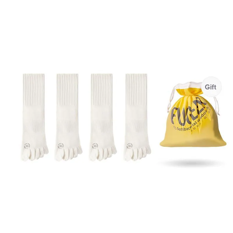 FUGEER Mid Calf Socks Men's 4 Pack-0