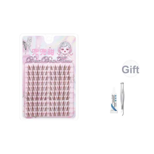 DOUDOUTIAN Бабочка Девичий Карамель Клей Бесплатно Wire Бесплатно Накладные ресницы