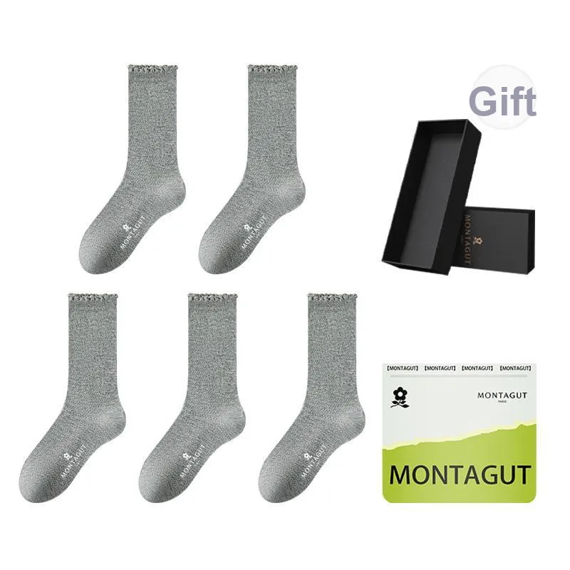 Montagut Mid Calf Socks Women's Shopping Bag Combo Set-24