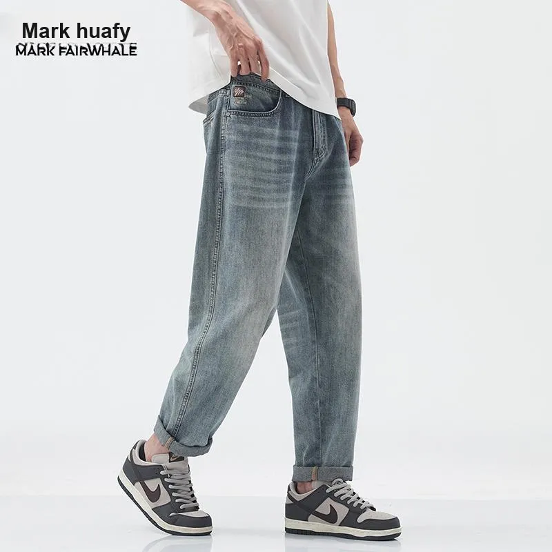 FAIRWHALE Jeans Unisex Blue Gray-2