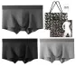 Solid Color 3-Pack Box Included (Dark Heather Gray+Black Heather Gray+Medium Heather Gray)