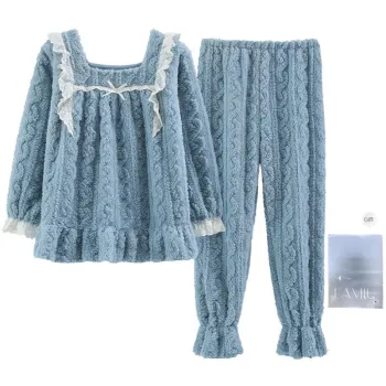 Lan Miao Pajama Set Women's Shopping Bag Alice Blue