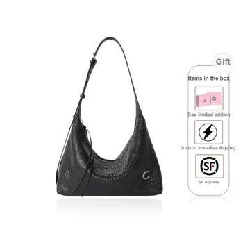 CASSILE Sheepskin Advanced Vintage Casual Commute Dumpling Bag Shoulder Bag Regular Women's Black