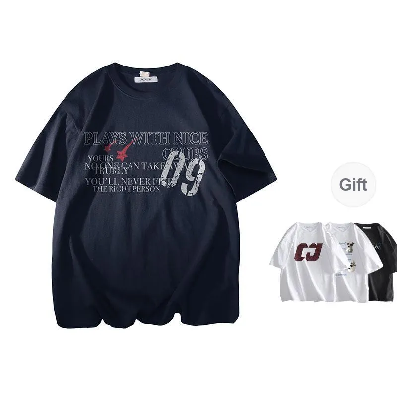 OGEK T Shirt Unisex White Comes With Random Print T Shirt-8