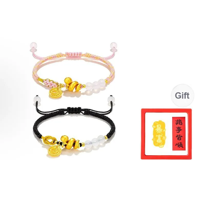 Chongqing Gold Store S 999 Fine Silver Bracelets Unisex-5