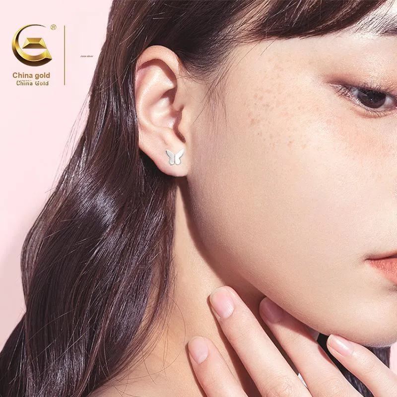 ZSY S925 Silver Stud Earrings Women's-2