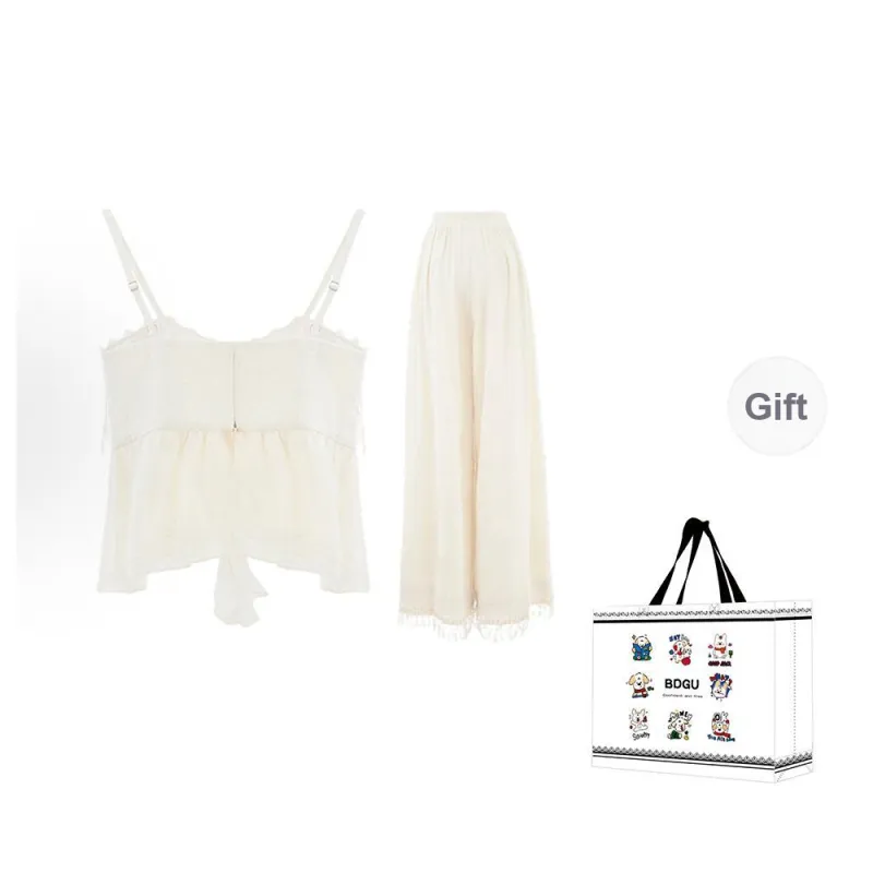 BDGU Casual Suit Women's Apricot Two Piece Set-1