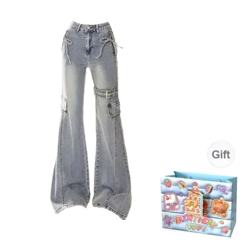 QUIET ANGEL Jeans Women's Gray