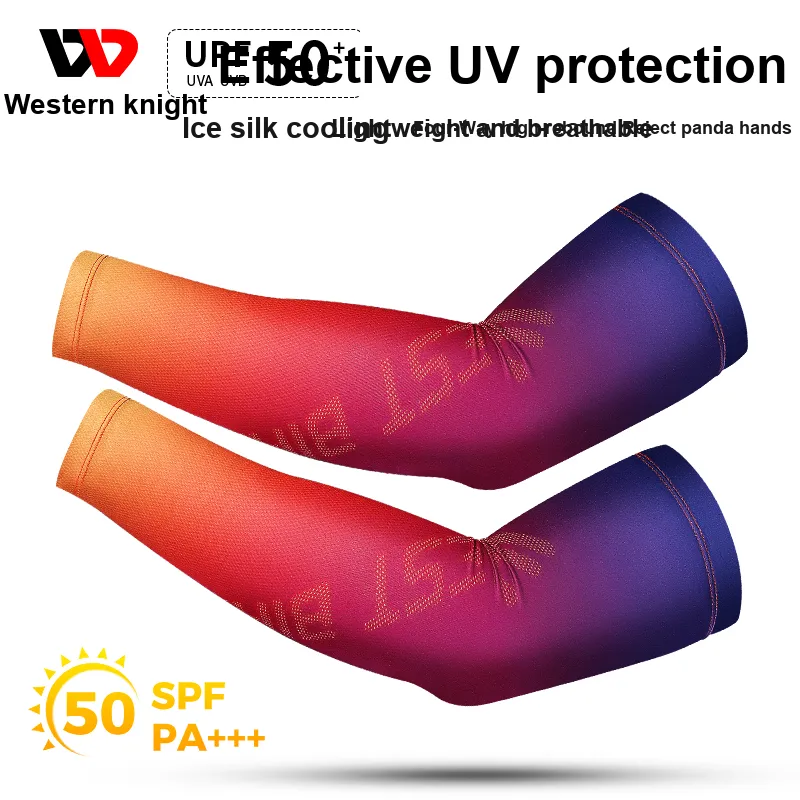 WEST BIKING Riding Equipment Cycling Arm Warmers Outdoor Unisex Ice Silk S/M/L-2