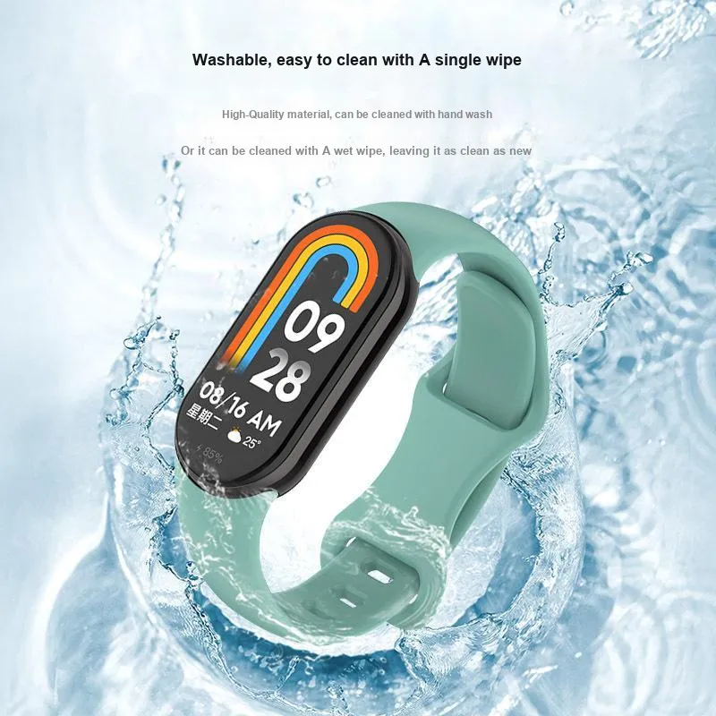 MUZHITIANKONG Xiaomi Compatibility Watch Band 213.7mm Silicone Material-5