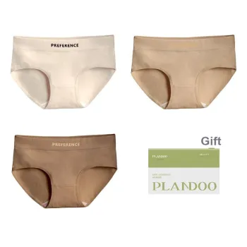 PLANDOO Underpants Women's Shopping Bag 3 Pack